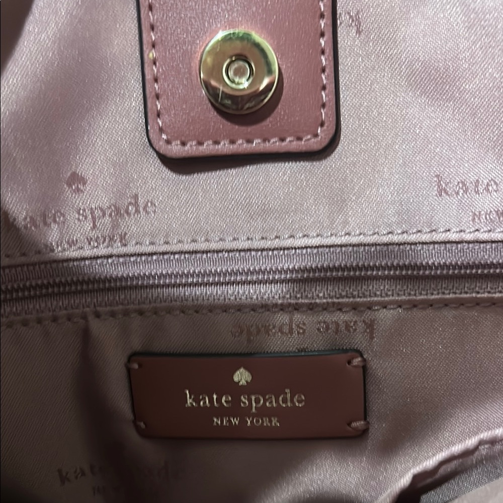 kate spade Rose Pink Pebbled Leather Shoulder Hobo Bag - Picture 2 of 4